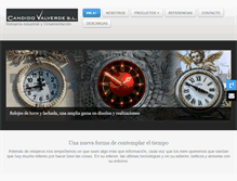 Tablet Screenshot of candidovalverde.com